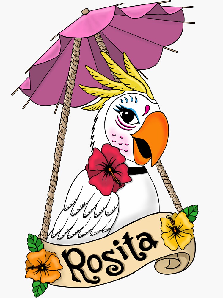 Rosita Sticker For Sale By Grafenroda Redbubble 