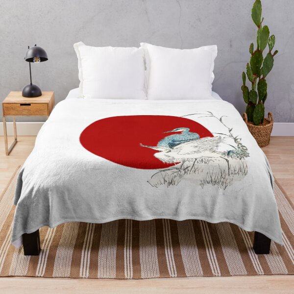 Item preview, Japanese Flag - Night Heron and Little Egret  designed and sold by weavernap.