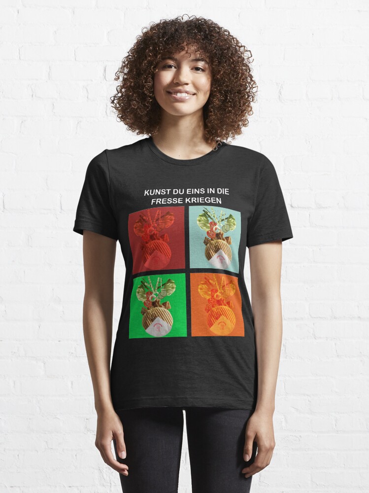 Alternate view of Kebap: Kunst eins in die Fresse Kriegen Essential T-Shirt
