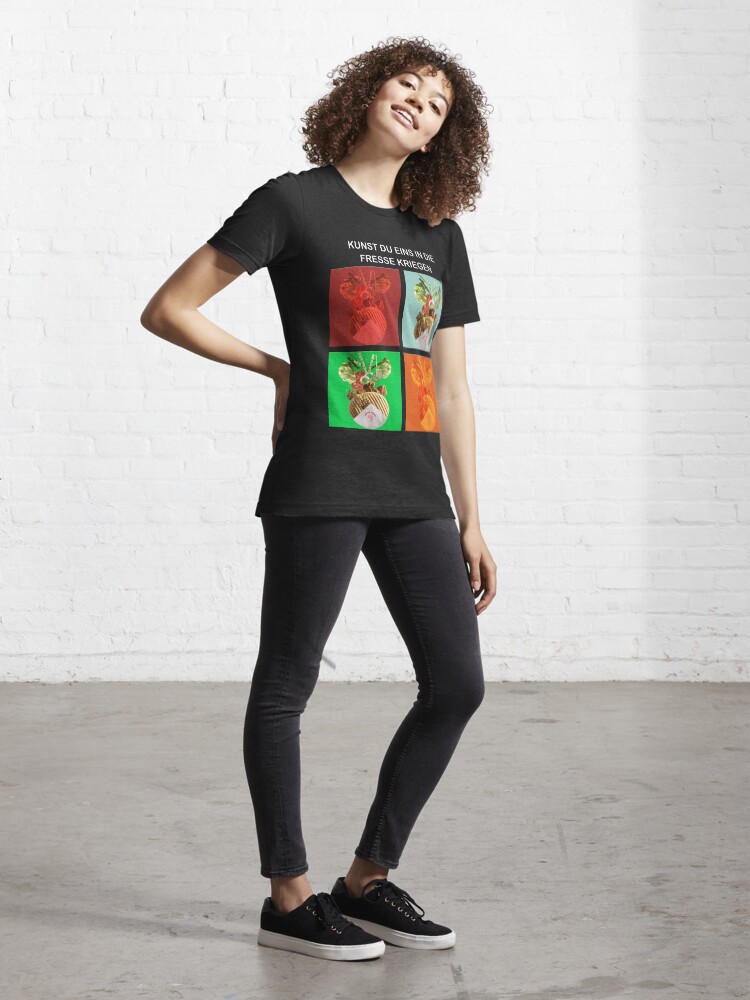 Alternate view of Kebap: Kunst eins in die Fresse Kriegen Essential T-Shirt