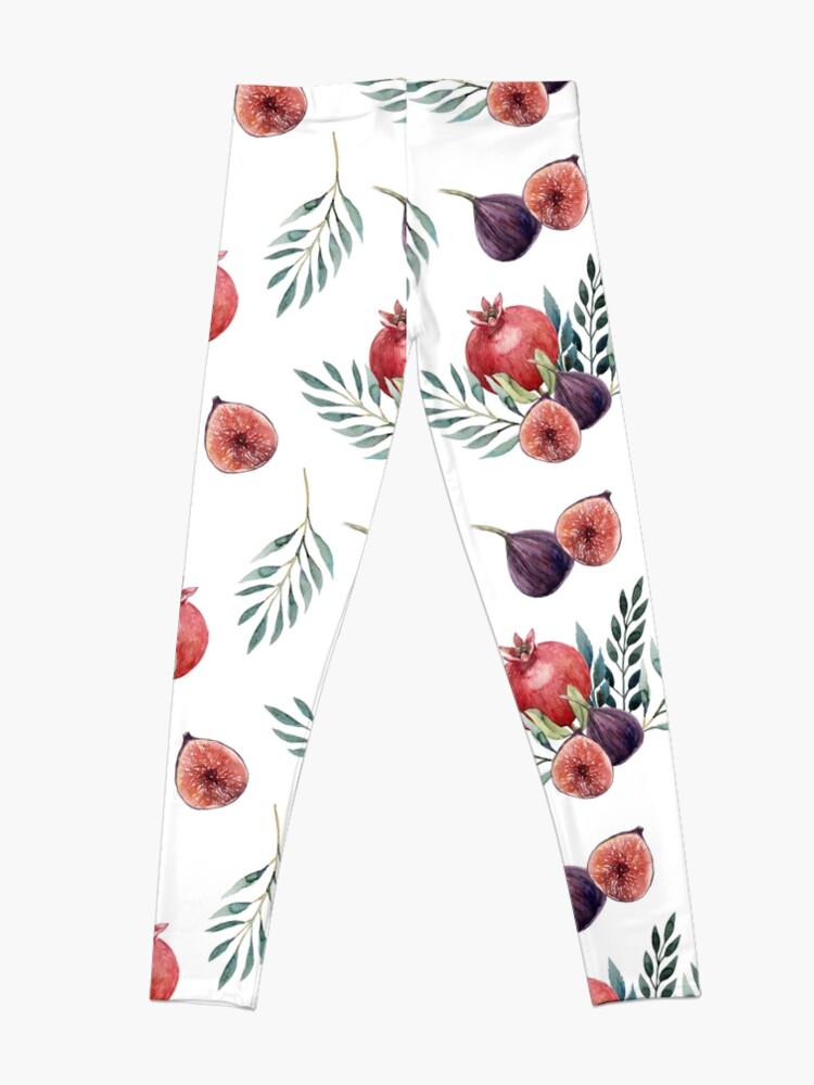 Alternate view of Autumn Floral and Fruit Leggings