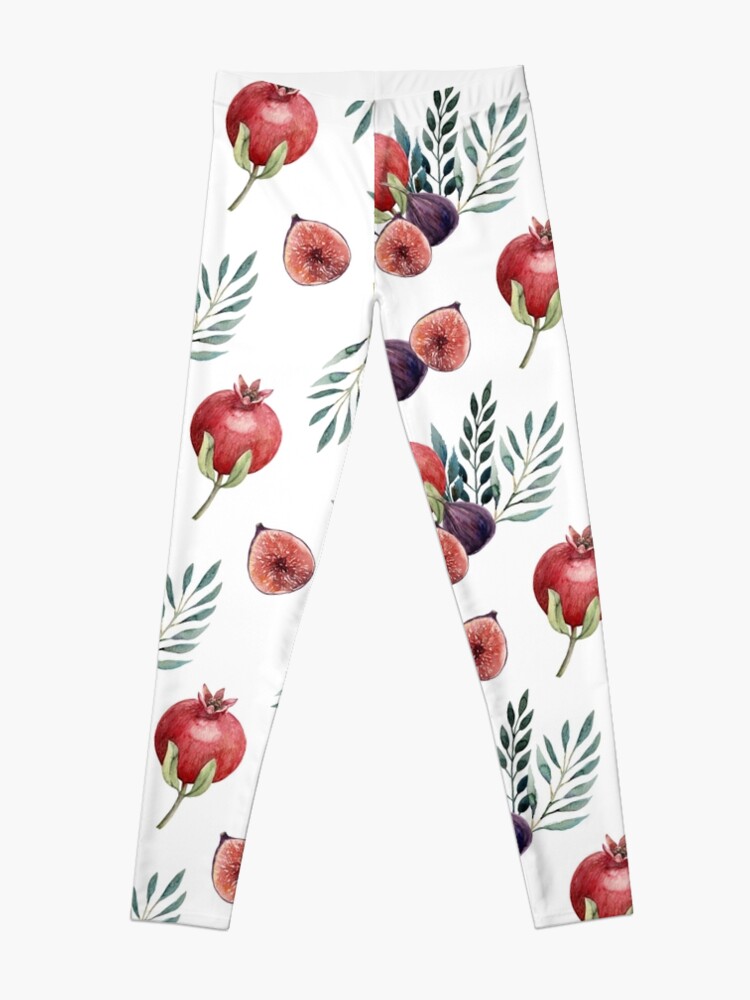 Alternate view of Autumn Floral and Fruit Leggings