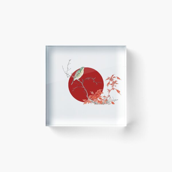 Item preview, Japanese Flag -  Yellow Bunting and Chinese Amaranth  designed and sold by weavernap.