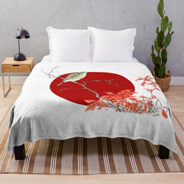 Item preview, Japanese Flag -  Yellow Bunting and Chinese Amaranth  designed and sold by weavernap.