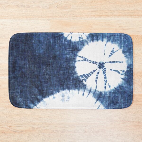 Item preview, Shibori Indigo Circles designed and sold by MojaveLove.