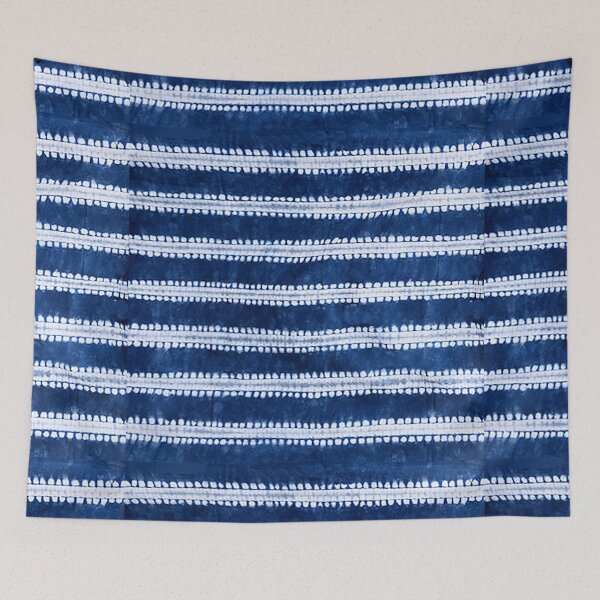 Item preview, Shibori, Indigo, Stripe designed and sold by MojaveLove.