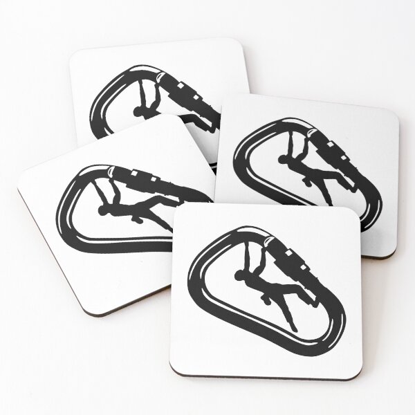 Item preview, Climbers and carabiners - climbing designed and sold by claudiasartwork.