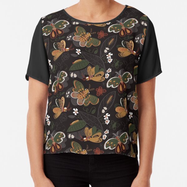 Moths Chiffon Top