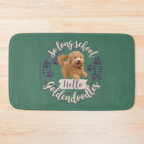 Item preview, So Long School. Hello, Goldendoodles! designed and sold by EdifyEra.