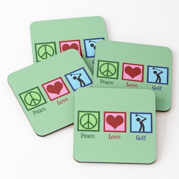 Item preview, Peace Love Golf designed and sold by Epic Love Designs.
