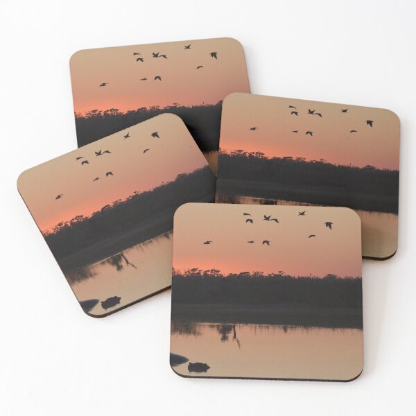 Item preview, Okavango Dawn - Hippos and Skimmers designed and sold by MinkMaguari.