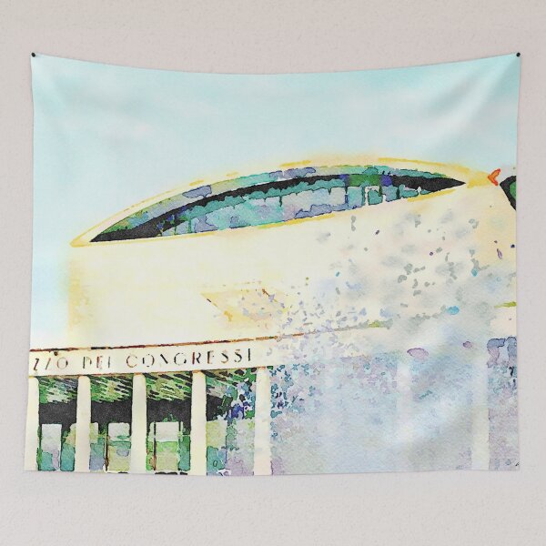 Item preview, Roma EUR: fountain and congress building designed and sold by Giuseppe Cocco.