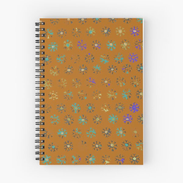 Item preview, Petroglyph Sun Print, faded pattern on copper brown rust dark orange designed and sold by djrunnels.