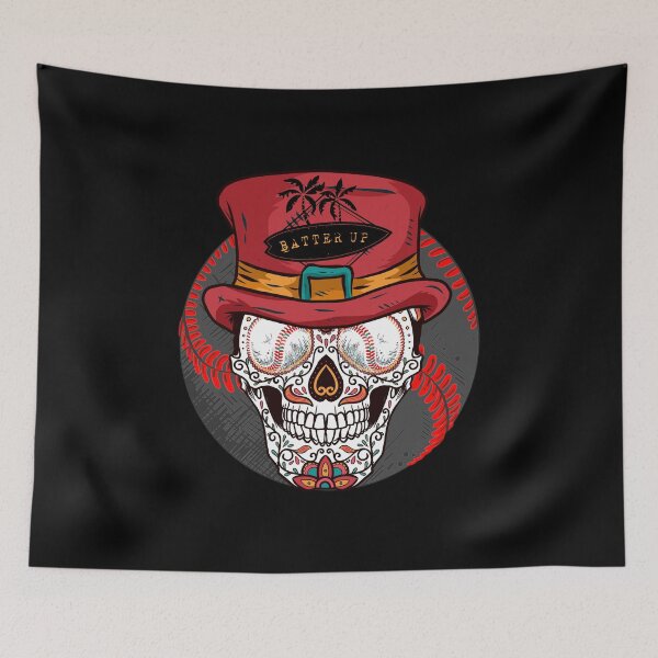 Item preview, Sugar Skull baseball designed and sold by KoolMoDee.