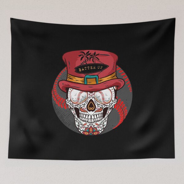 Item preview, Sugar Skull baseball designed and sold by KoolMoDee.