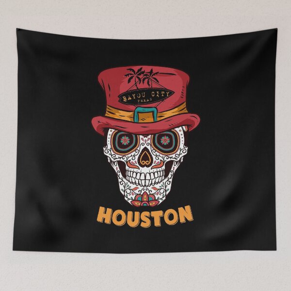 Item preview, Houston Sugar Skull Bayou City designed and sold by KoolMoDee.