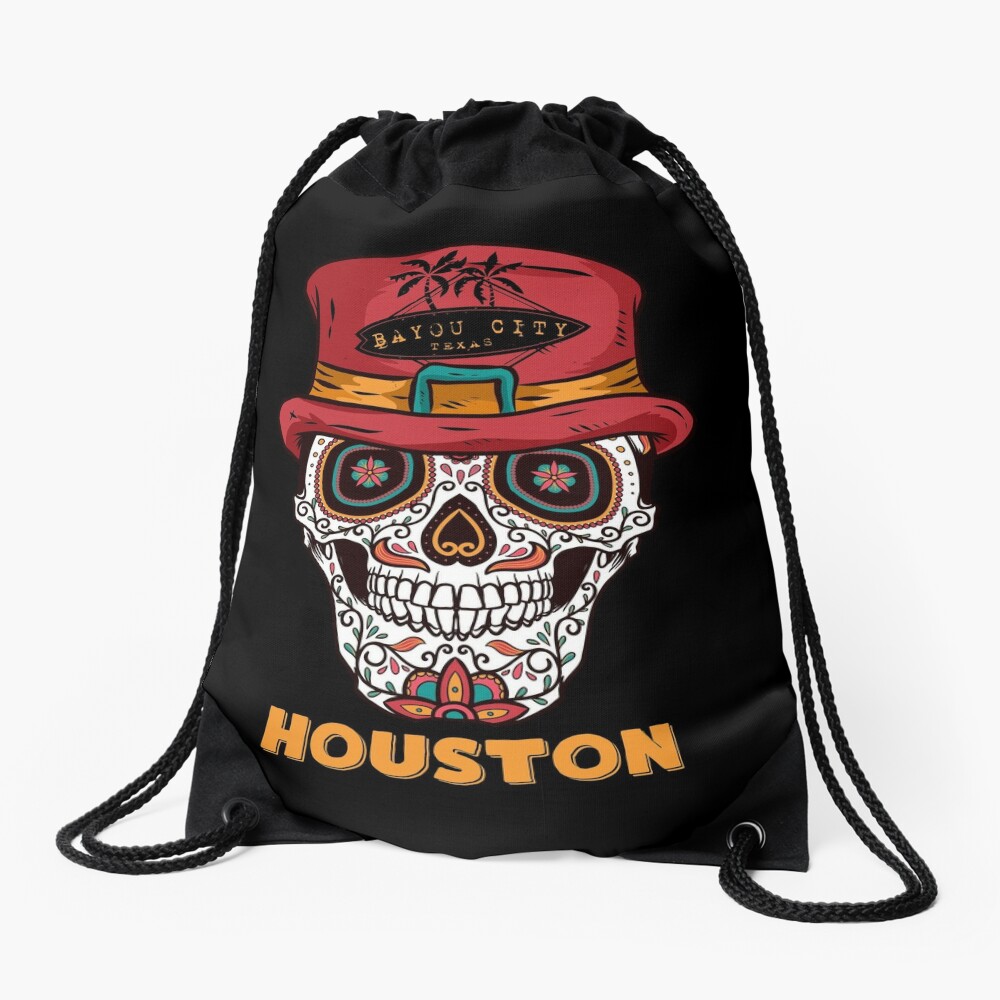 Houston Sugar Skull Bayou City Poster for Sale by KoolMoDee