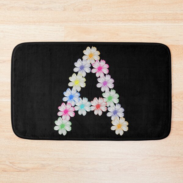 Item preview, Letter A from floral, floral, cosmee flowers designed and sold by rhnaturestyles.