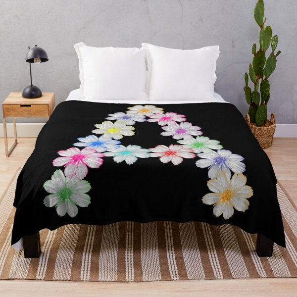 Item preview, Letter A from floral, floral, cosmee flowers designed and sold by rhnaturestyles.