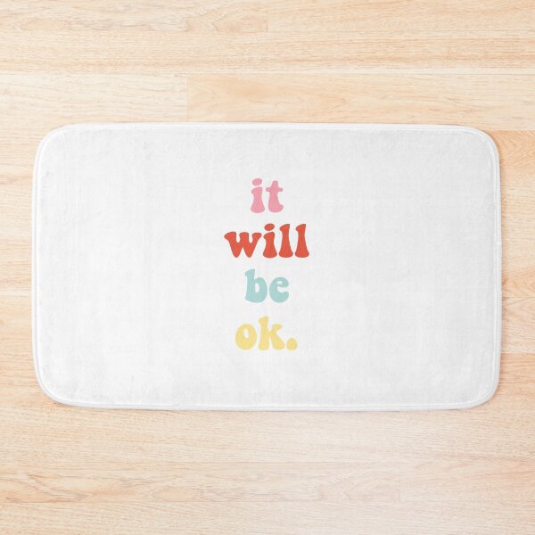 Item preview, It Will Be OK VSCO Girl Trendy Saying Beachy Vibe Colors Yellow Orange designed and sold by gillys.