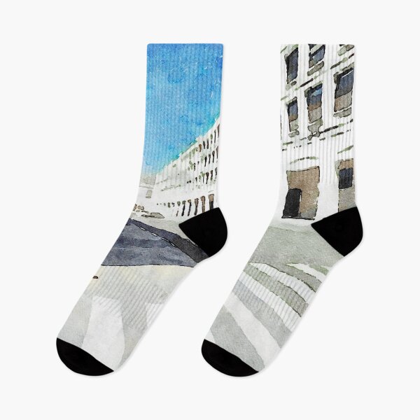 Item preview, Roma EUR: pedestrian crossing and white building designed and sold by Giuseppe Cocco.