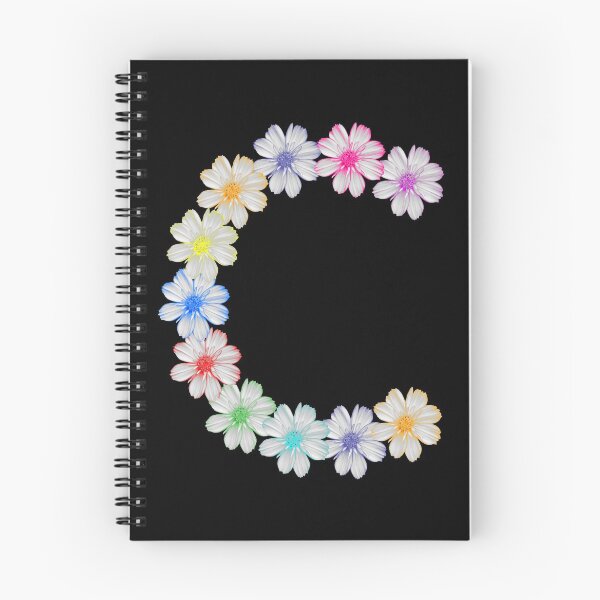 Item preview, Letter C from flowers, floral, cosmee flowers designed and sold by rhnaturestyles.
