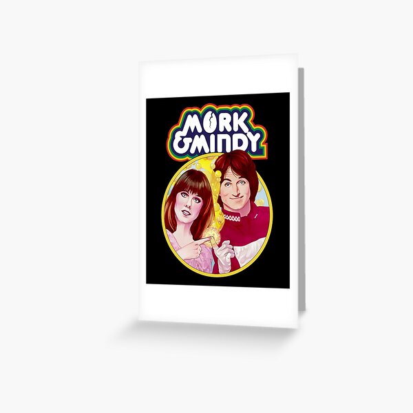 Mork and Mindy Greeting Card