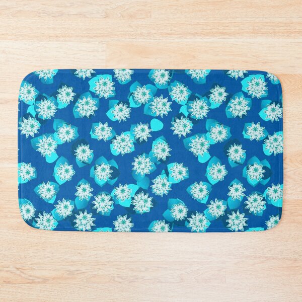 Item preview, Water Lilies, turquoise blue designed and sold by Marymarice.