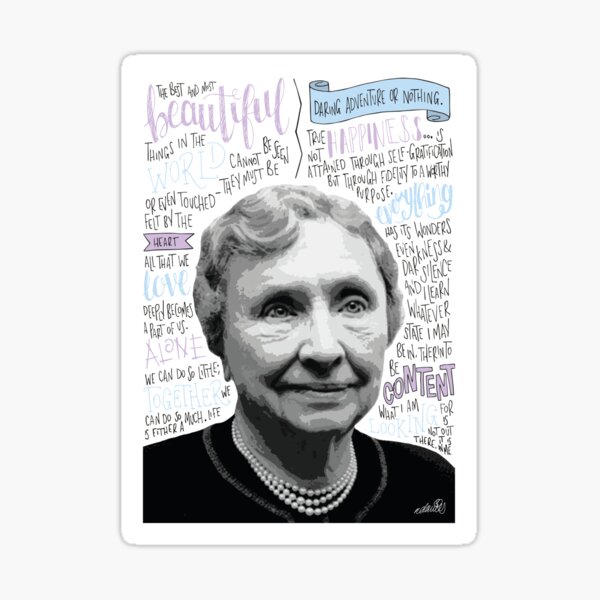 Item preview, Helen Keller Artwork designed and sold by Naomillustrates.