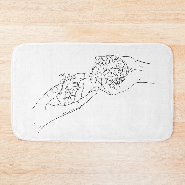Item preview, Hands heart brain designed and sold by carries-anatomy.