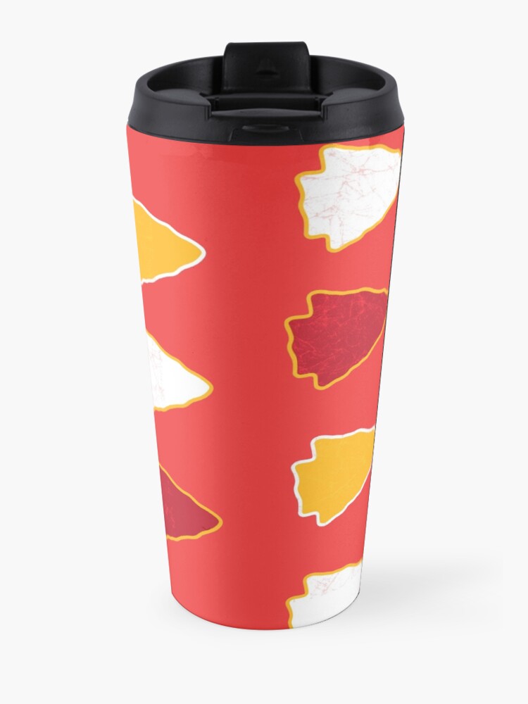 Alternate view of Arrowhead KC Football Kansas City Vintage Kc football Kingdom Kansas city Pro Gear Travel Mug