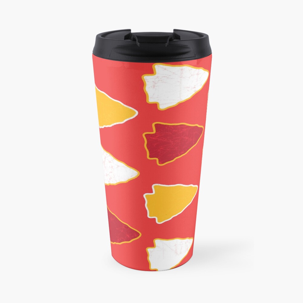 Arrowhead KC Football Kansas City Vintage Kc football Kingdom Kansas city Pro Gear Travel Mug