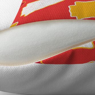 Alternate view of Arrowhead KC Football Kansas City Vintage Kc football Kingdom Kansas city Pro Gear Throw Pillow