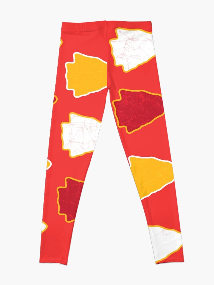 Alternate view of Arrowhead KC Football Kansas City Vintage Kc football Kingdom Kansas city Pro Gear Leggings