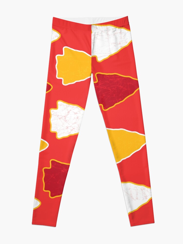 Alternate view of Arrowhead KC Football Kansas City Vintage Kc football Kingdom Kansas city Pro Gear Leggings