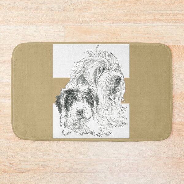 Item preview, Old English Sheepdog Father & Son designed and sold by BarbBarcikKeith.