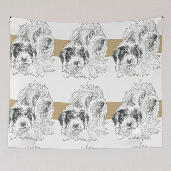 Item preview, Old English Sheepdog Father & Son designed and sold by BarbBarcikKeith.