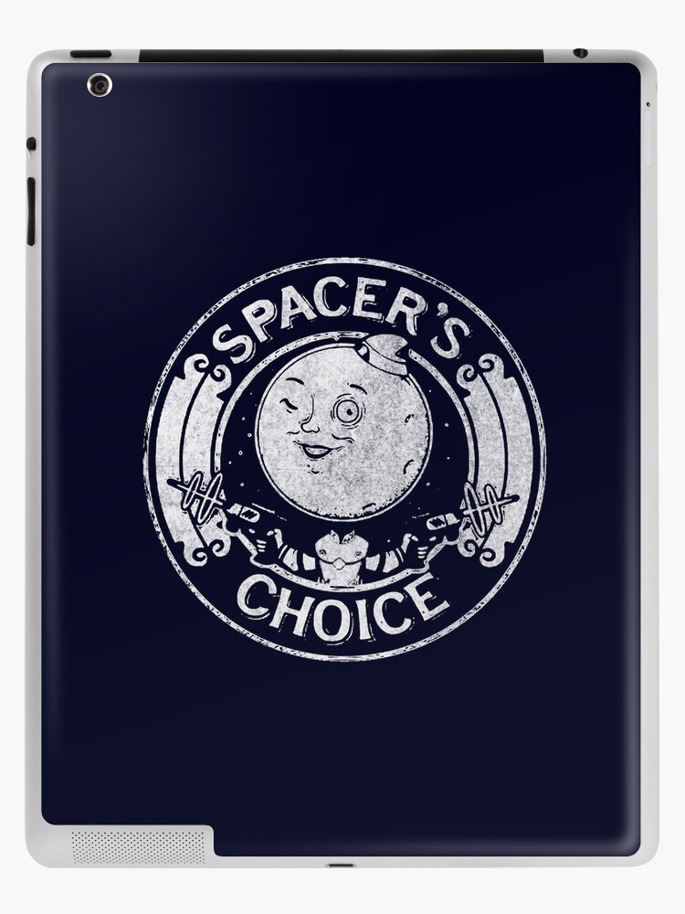 Spacer&amp;#39;s Choice Distressed White Logo, The Outer Worlds Logo  iPad Case & Skin for Sale by surik