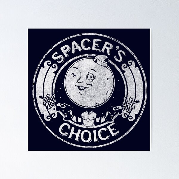 Spacers choice distressed white logo the outer worlds logo