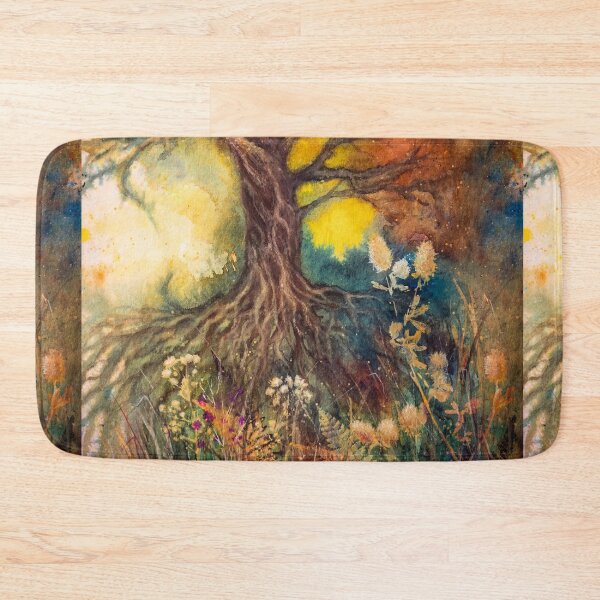 Item preview, Autumn magical landscape designed and sold by Red Witch Art.