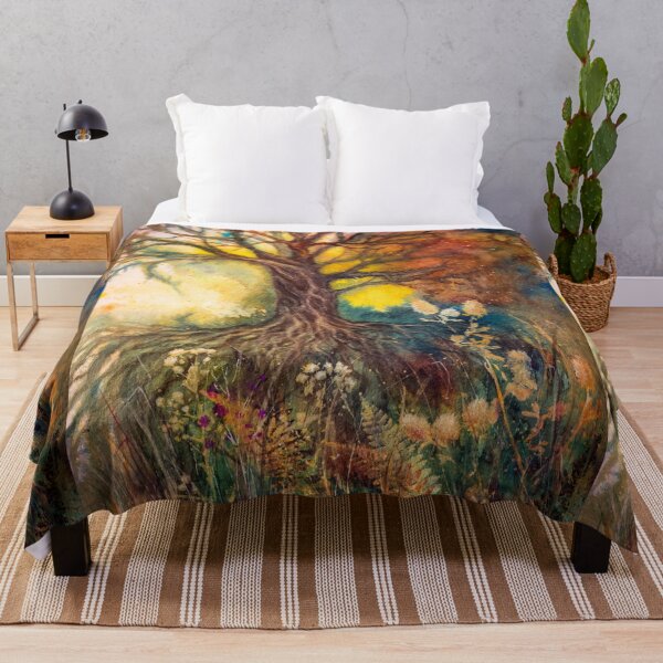 Item preview, Autumn magical landscape designed and sold by Red Witch Art.