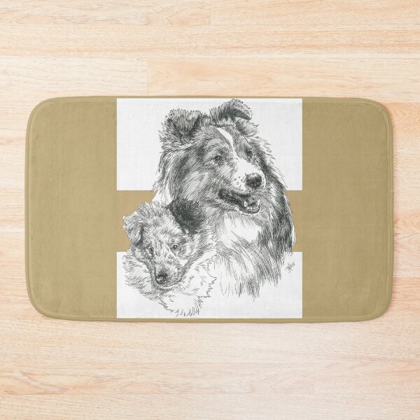 Item preview, Shetland Sheepdog Father & Son designed and sold by BarbBarcikKeith.