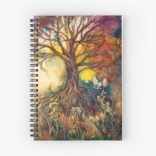 Item preview, Autumn magical landscape designed and sold by Red Witch Art.