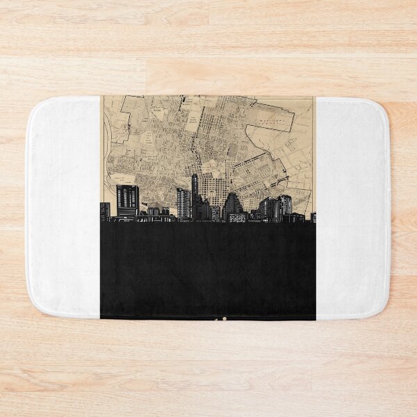 Item preview, austin skyline designed and sold by BekimART.