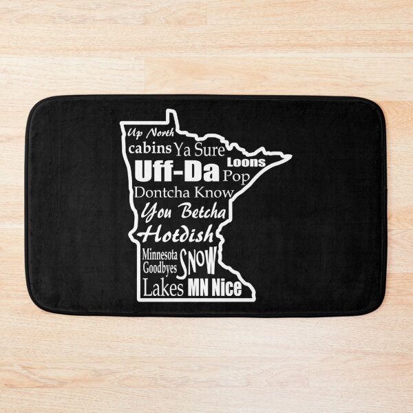 Item preview, Minnesota Sayings - Minnesotans (in white) designed and sold by ByJeanBean.
