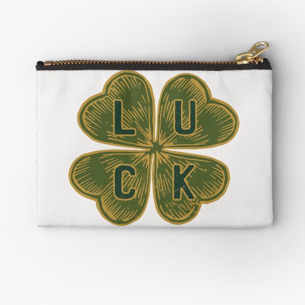 Happiness Clover Zipper Pouch