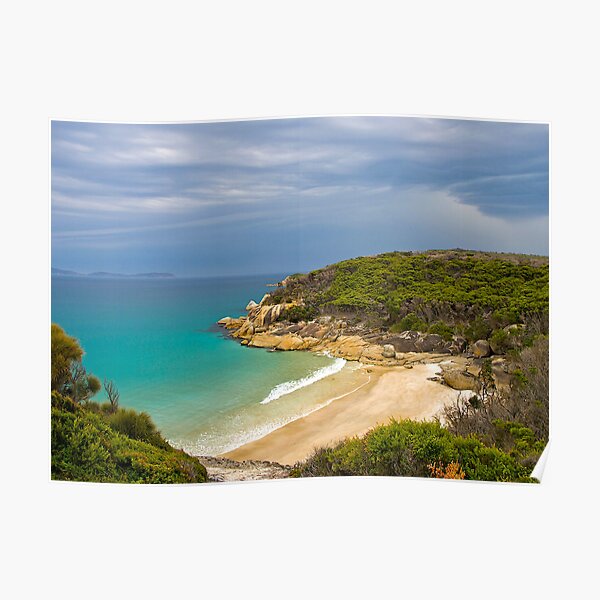 Approaching rain storm, Wilsons Promontory, Victoria. Poster