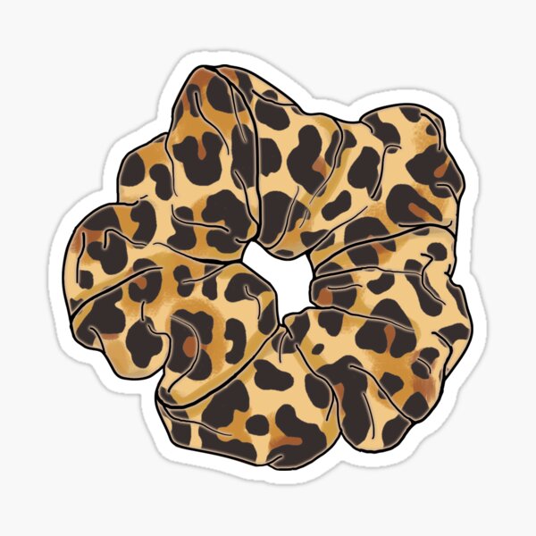 Vista previa del artículo con la obra «Coletero con estampado de leopardo», diseñado y vendido por Alar Illustration.