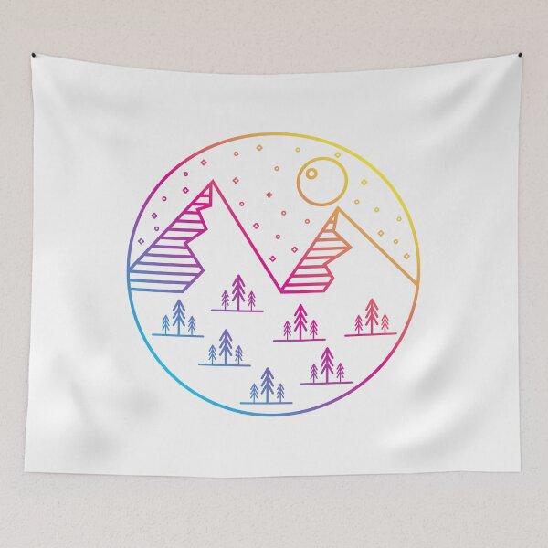 Item preview, PNW Under the stars designed and sold by happysquatch.