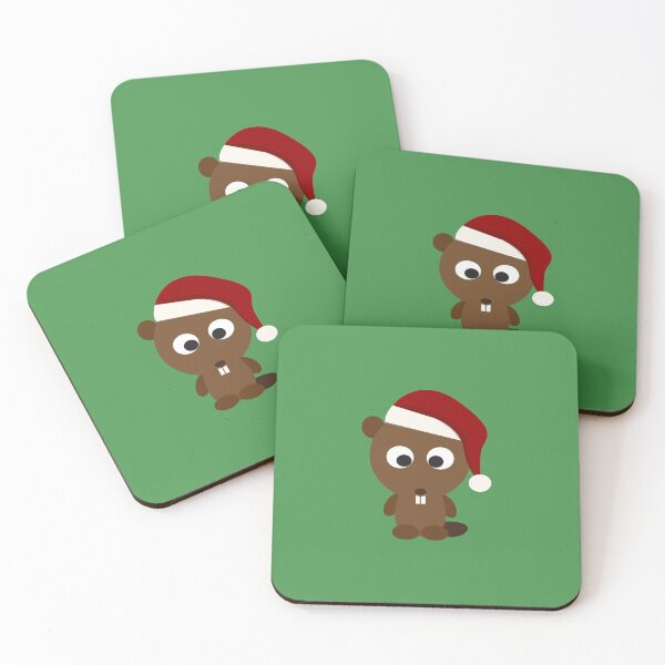 Item preview, Adorable Cartoon Santa Beaver designed and sold by Hedgie Designs.